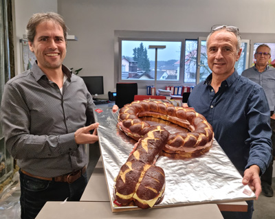 Schlüsselüberbergabe Standort Amriswil an Bruno Egger Schlüsselüberbergabe Standort Amriswil an Bruno Egger
