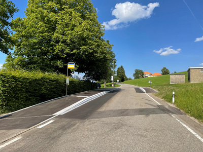 Neue Bushaltestelle Lindenbüel, Trogen Foto neue Bushaltestelle Lindenbüel, Trogen