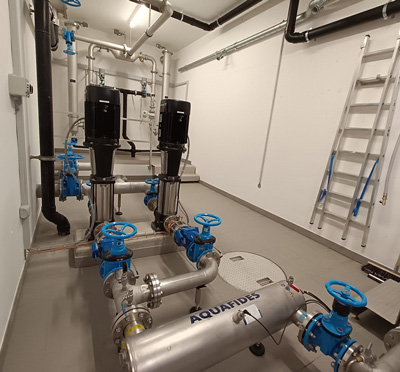 Quellwasseraufbereitung und -pumpwerk Kistenmühle Hohentannen Quellwasseraufbereitung und -pumpwerk Kistenmühle Hohentannen