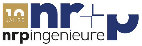 10 Jahre NRP Logo als Button